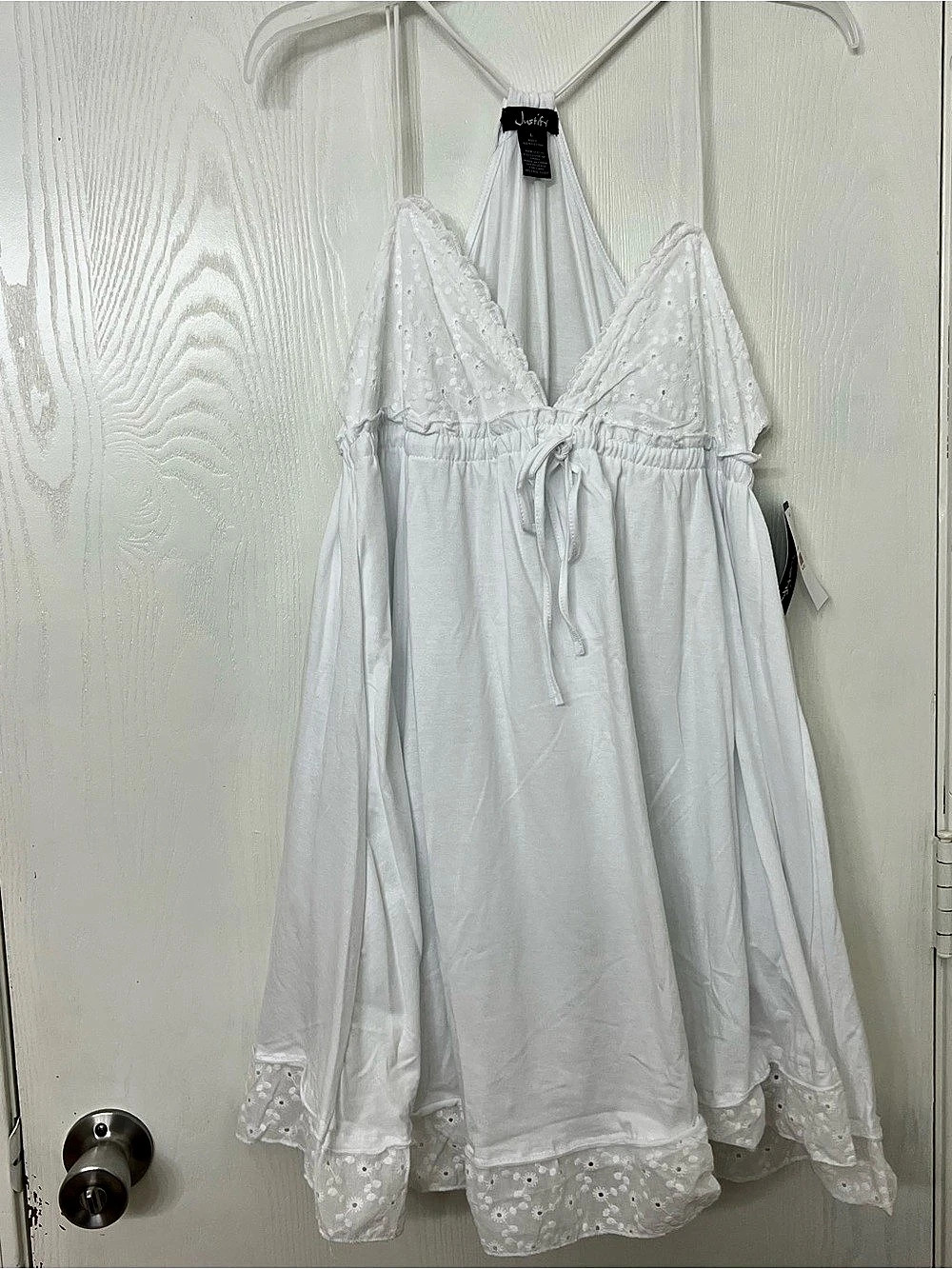 Justify White Floral Mini Dress